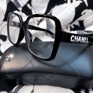 Chanel Acetate Square Sunglasses 5408 Black